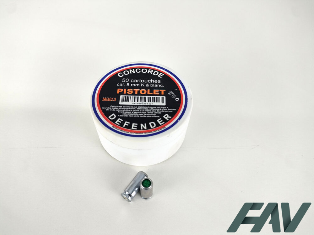 Munitions blanc 8 mm PAK