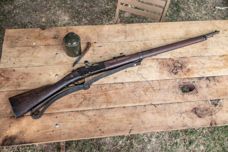 Fusil Lebel modèle 1886 modifié pour le tir à blanc
