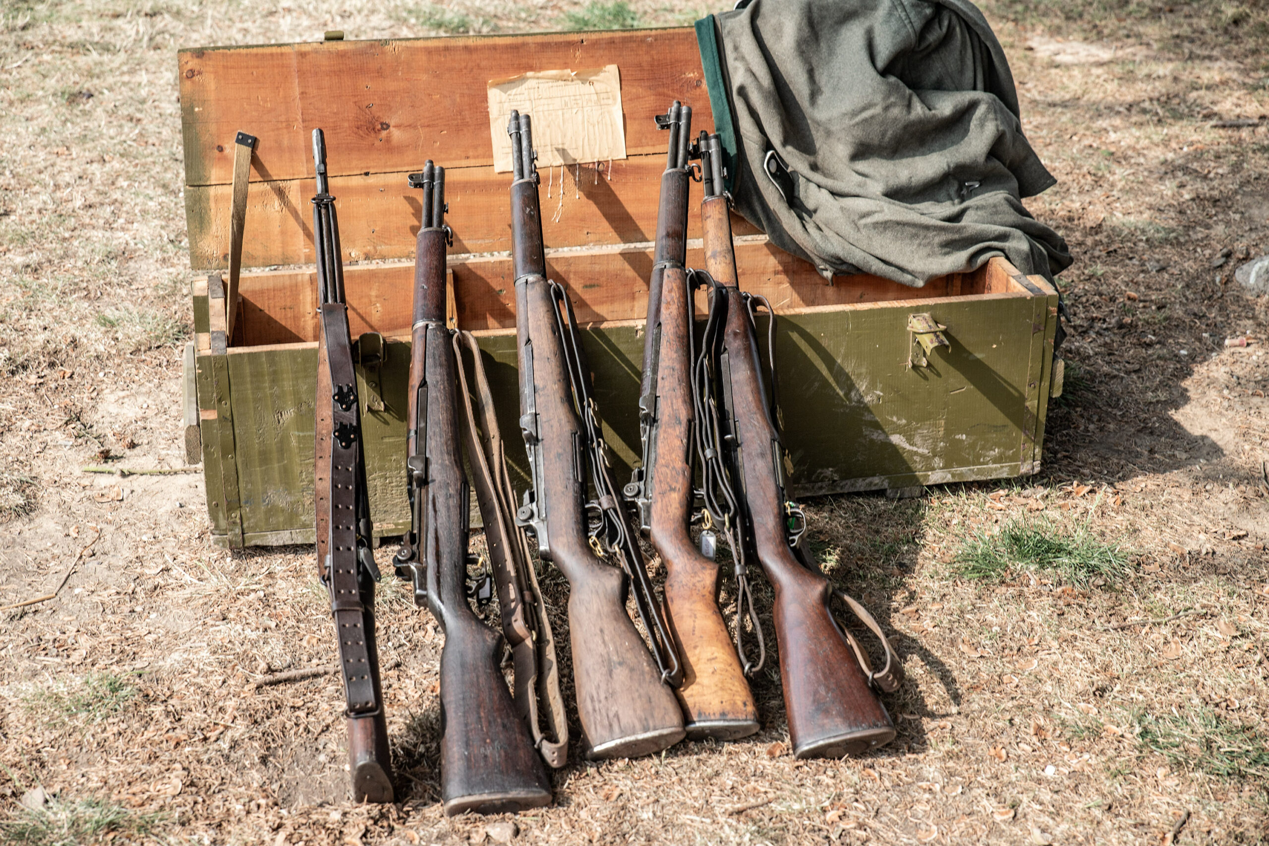 Fusils M1 Garand d’origine modifiés pour le tir à blanc